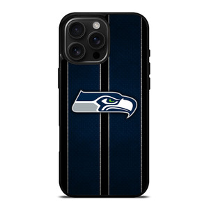 SEATTLE SEAHAWKS NFL METAL STRIPE iPhone 16 Pro Max Case Cover