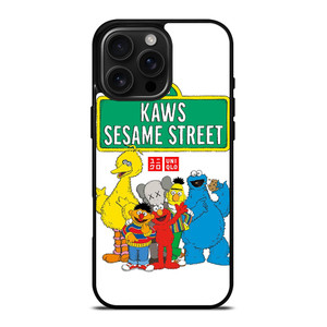 SESAME STREET MUPPETS X KAWS UNIQLO iPhone 16 Pro Max Case Cover