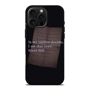 SILENT HILL GAMES LETTER iPhone 16 Pro Max Case Cover