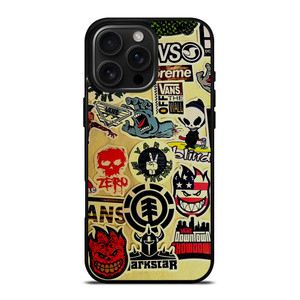 SKATEBOARDS BRAND BOMB iPhone 16 Pro Max Case Cover