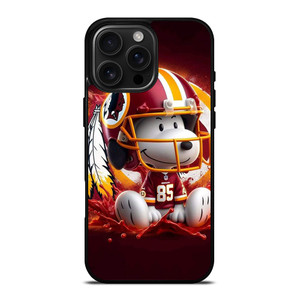 SNOOPY CHICAGO BLACKHAWKS FOOTBALL iPhone 16 Pro Max Case Cover