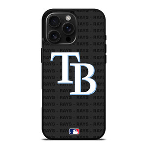 TAMPA BAY RAYS BASEBALL BLACK iPhone 16 Pro Max Case Cover