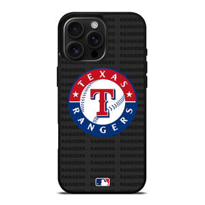TEXAS RANGERS BASEBALL BLACK iPhone 16 Pro Max Case Cover