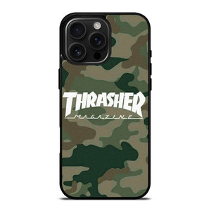 THRASHER SKATEBOARD CAMO iPhone 16 Pro Max Case Cover