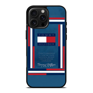 TOMMY HILFIGER LOGO QUOTE iPhone 16 Pro Max Case Cover