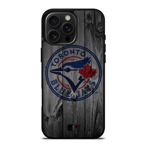 TORONTO BLUE JAYS BASEBALL MLB WOOD LOGO iPhone 16 Pro Max Case Cover