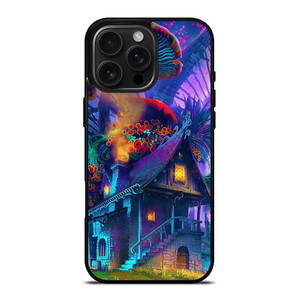 TRIPPY MUSHROOM PSYCHEDELIC iPhone 16 Pro Max Case Cover