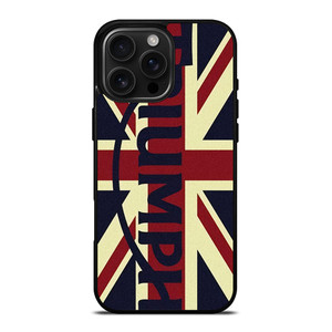 TRIUMPH MOTORCYCLES UNION JACK 2 iPhone 16 Pro Max Case Cover