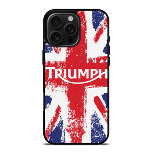 TRIUMPH MOTORCYCLES UNION JACK iPhone 16 Pro Max Case Cover TRIUMPH MOTORCYCLES UNION JACK iPhone 16 Pro Max Case Cover