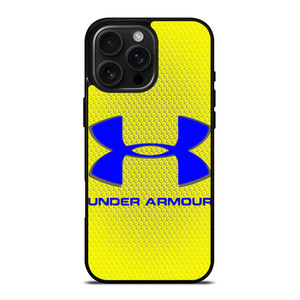 UNDER ARMOUR LOGO BLUE YELLOW iPhone 16 Pro Max Case Cover