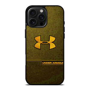 UNDER ARMOUR LOGO EMBROIDERY YELLOW iPhone 16 Pro Max Case Cover
