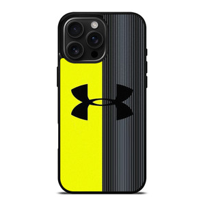 UNDER ARMOUR YELLOW STRIPE iPhone 16 Pro Max Case Cover