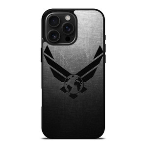 USAF UNITED STATES AIR FORCES LOGO METAL iPhone 16 Pro Max Case Cover