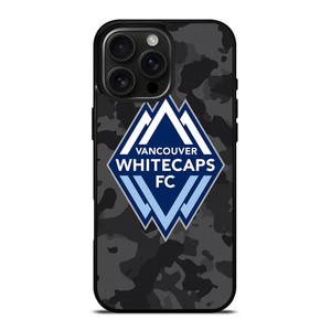 VANCOUVER WHITECAPS FC BLACK CAMO iPhone 16 Pro Max Case Cover