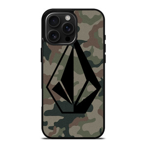 VOLCOM LOGO CAMO iPhone 16 Pro Max Case Cover