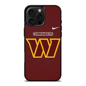 WASHINGTON COMMANDERS NFL FOOTBALL NIKE iPhone 16 Pro Max Case Cover