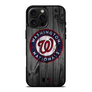 WASHINGTON NATIONALS BASEBALL MLB WOOD LOGO iPhone 16 Pro Max Case Cover