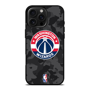 WASHINGTON WIZARDS BLACK CAMO iPhone 16 Pro Max Case Cover WASHINGTON WIZARDS BLACK CAMO iPhone 16 Pro Max Case Cover