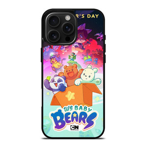 WE BABY BEARS CARTOON iPhone 16 Pro Max Case Cover