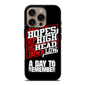 A DAY TO REMEMBER QUOTES iPhone 16 Pro Case Cover A DAY TO REMEMBER QUOTES iPhone 16 Pro Case Cover