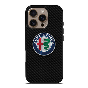 ALFA ROMEO CAR CARBON FIBER iPhone 16 Pro Case Cover