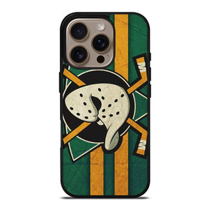 ANAHEIM DUCKS HOCKEY LOGO NHL TEAM ICON iPhone 16 Pro Case Cover ANAHEIM DUCKS HOCKEY LOGO NHL TEAM ICON iPhone 16 Pro Case Cover