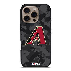 ARIZONA DIAMONDBACKS BASEBALL BLACK CAMO iPhone 16 Pro Case Cover