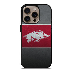 ARKANSAS RAZORBACKS FOOTBALL LOGO iPhone 16 Pro Case Cover