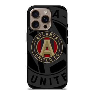 ATLANTA UNITED FC MLS BLACK iPhone 16 Pro Case Cover