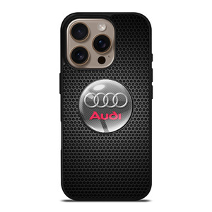 AUDI CAR METAL LOGO iPhone 16 Pro Case Cover AUDI CAR METAL LOGO iPhone 16 Pro Case Cover