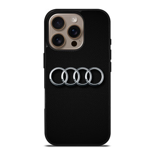 AUDI CARBON FIBER iPhone 16 Pro Case Cover
