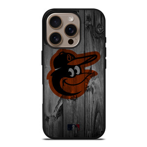 BALTIMORE ORIOLES BASEBALL MLB WOOD LOGO iPhone 16 Pro Case Cover
