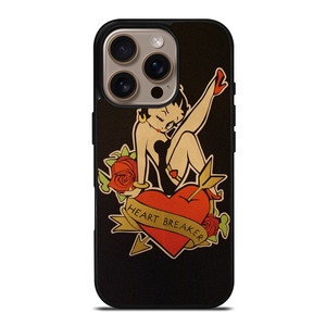 BETTY BOOP HEART BREAKER iPhone 16 Pro Case Cover BETTY BOOP HEART BREAKER iPhone 16 Pro Case Cover