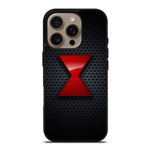 BLACK WIDOW MARVEL SYMBOL iPhone 16 Pro Case Cover