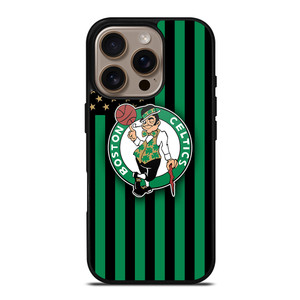 BOSTON CELTICS NBA USA FLAG iPhone 16 Pro Case Cover