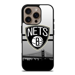 BROOKLYN NETS NBA SKYLINE iPhone 16 Pro Case Cover
