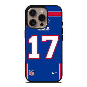 BUFFALO BILLS JOSH ALLEN 17 NFL NIKE iPhone 16 Pro Case Cover