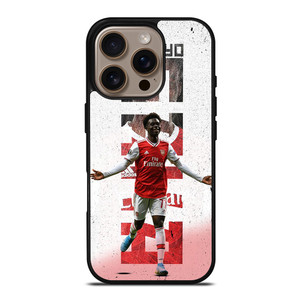 BUKAYO SAKA ARSENAL FC iPhone 16 Pro Case Cover BUKAYO SAKA ARSENAL FC iPhone 16 Pro Case Cover