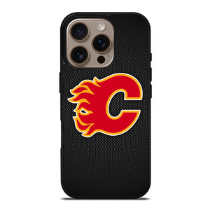 CALGARY FLAMES HOCKEY NHL LOGO iPhone 16 Pro Case Cover CALGARY FLAMES HOCKEY NHL LOGO iPhone 16 Pro Case Cover