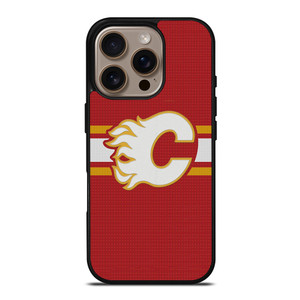 CALGARY FLAMES HOCKEY TEAM LOGO iPhone 16 Pro Case Cover
