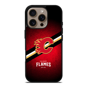 CALGARY FLAMES NHL HOCKEY iPhone 16 Pro Case Cover CALGARY FLAMES NHL HOCKEY iPhone 16 Pro Case Cover