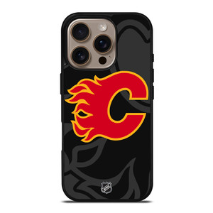 CALGARY FLAMES NHL TEAM iPhone 16 Pro Case Cover