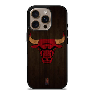 CHICAGO BULLS BASKETBALL COURT NBA iPhone 16 Pro Case Cover