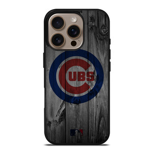 CHICAGO CUBS BASEBALL MLB WOOD LOGO iPhone 16 Pro Case Cover CHICAGO CUBS BASEBALL MLB WOOD LOGO iPhone 16 Pro Case Cover