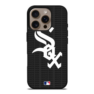 CHICAGO WHITE SOX BASEBALL BLACK iPhone 16 Pro Case Cover