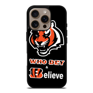 CINCINNATI BENGALS FOOTBALL WHO DEY iPhone 16 Pro Case Cover CINCINNATI BENGALS FOOTBALL WHO DEY iPhone 16 Pro Case Cover