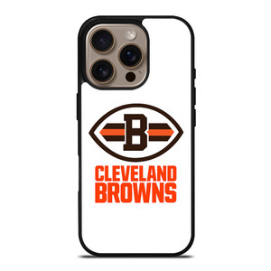 CLEVELAND BROWNS FOOTBALL LOGO ICON iPhone 16 Pro Case Cover CLEVELAND BROWNS FOOTBALL LOGO ICON iPhone 16 Pro Case Cover