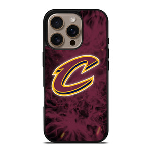 CLEVELAND CAVALIERS BASKETBALL NBA FIRE iPhone 16 Pro Case Cover