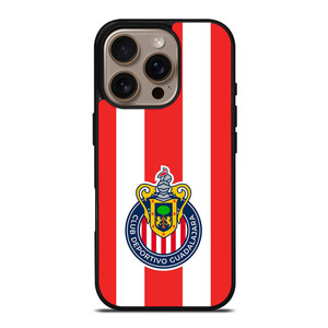 CLUB DEPORTIVO CHIVAS DE GUADALAJARA FOOTBALL LOGO iPhone 16 Pro Case Cover CLUB DEPORTIVO CHIVAS DE GUADALAJARA FOOTBALL LOGO iPhone 16 Pro Case Cover