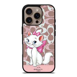 COACH NEW YORK LOGO MARIE ARISTOCAT DISNEY iPhone 16 Pro Case Cover